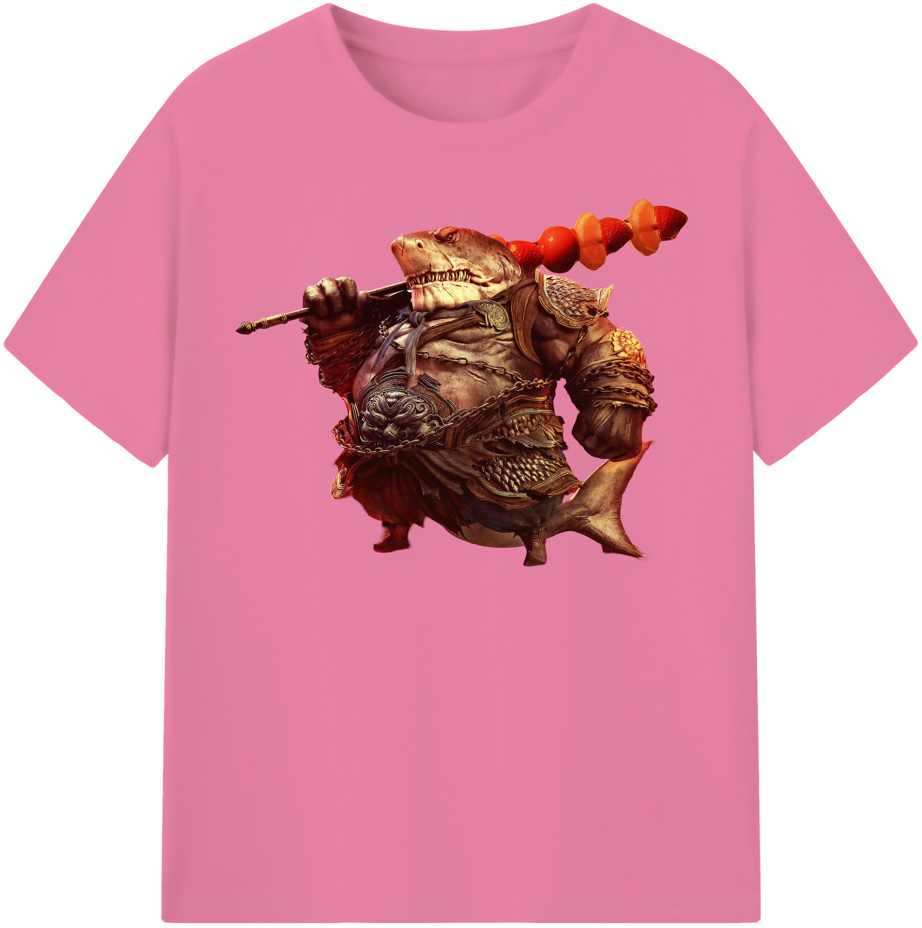 （画像用） Ne Zha 2 ナタ 魔童の大暴れ 綿100％半袖Tシャツ（フロントプリント）